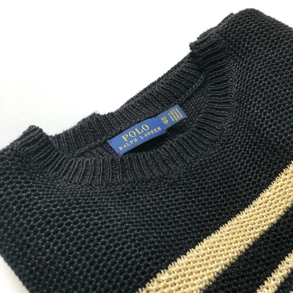 Polo Ralph Lauren Striped Sweater 100% Linen - Picture 12 of 14
